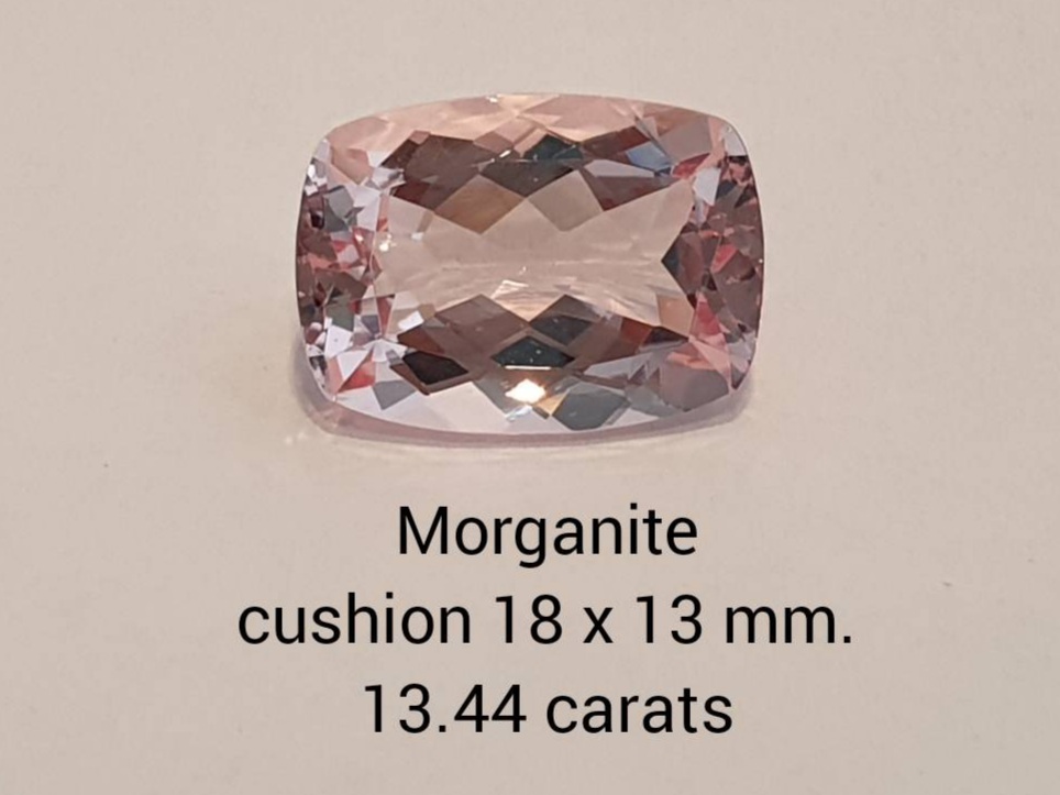 Morganite Cushion shape