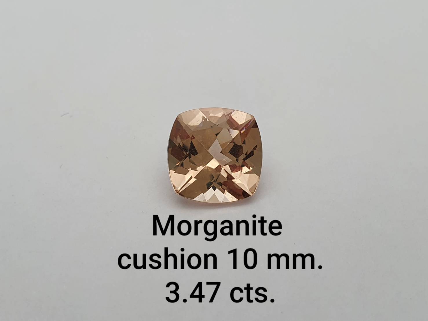Morganite Cushion shape