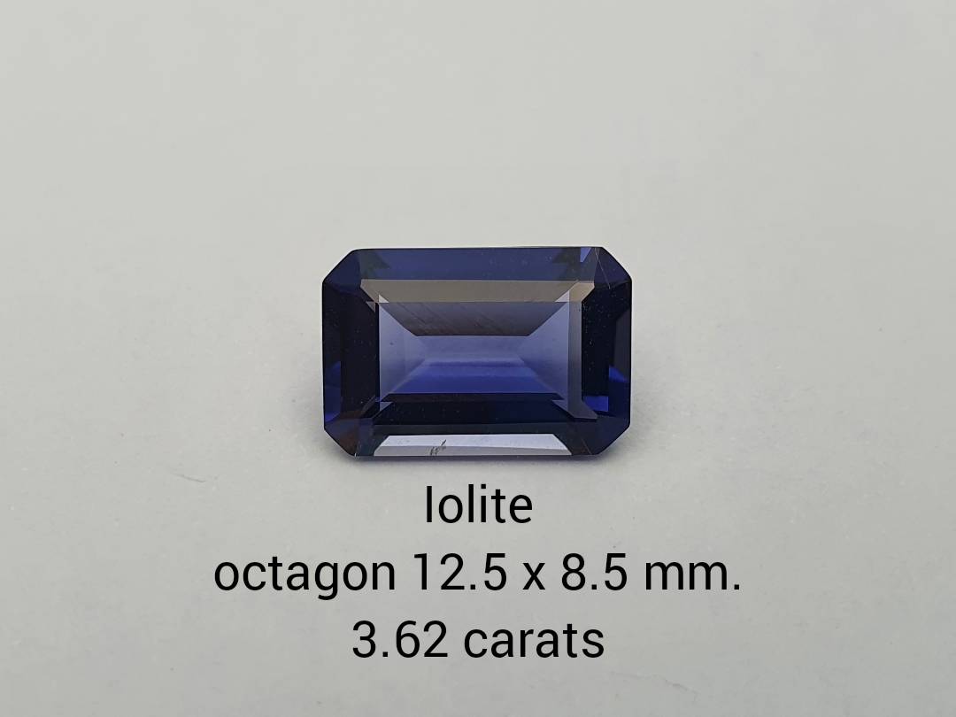 Iolite Octagon shape